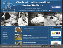 Tablet Screenshot of canisterapie.org